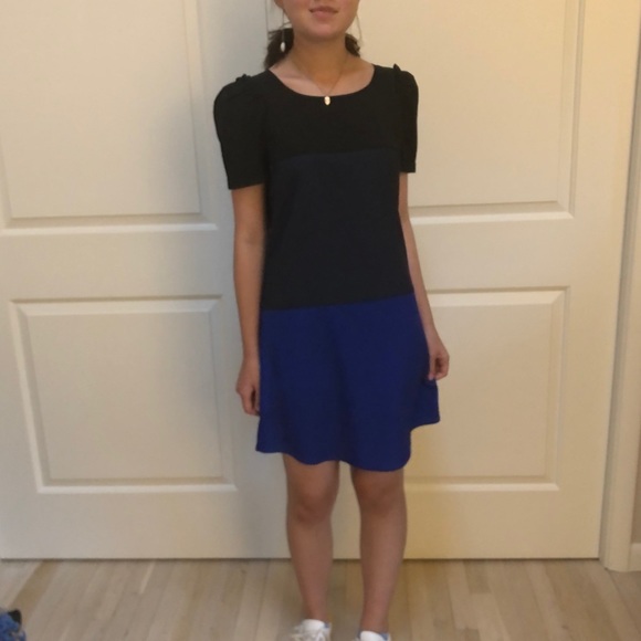 Maison Scotch Color Block Shift Dress - Picture 2 of 3